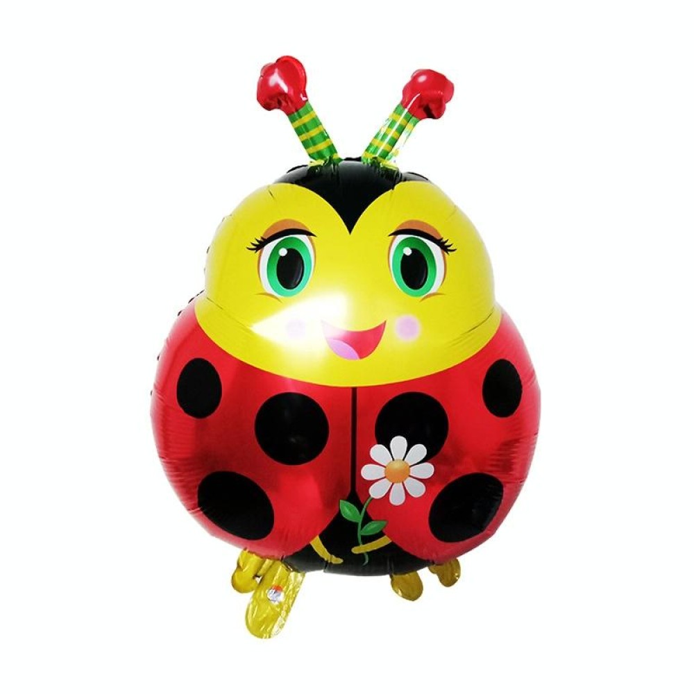 8 PCS 723 Large Cartoon Insect Styling Aluminum Balloon Birthday Party Decorative Balloon, Specification: Seven-star Ladybug