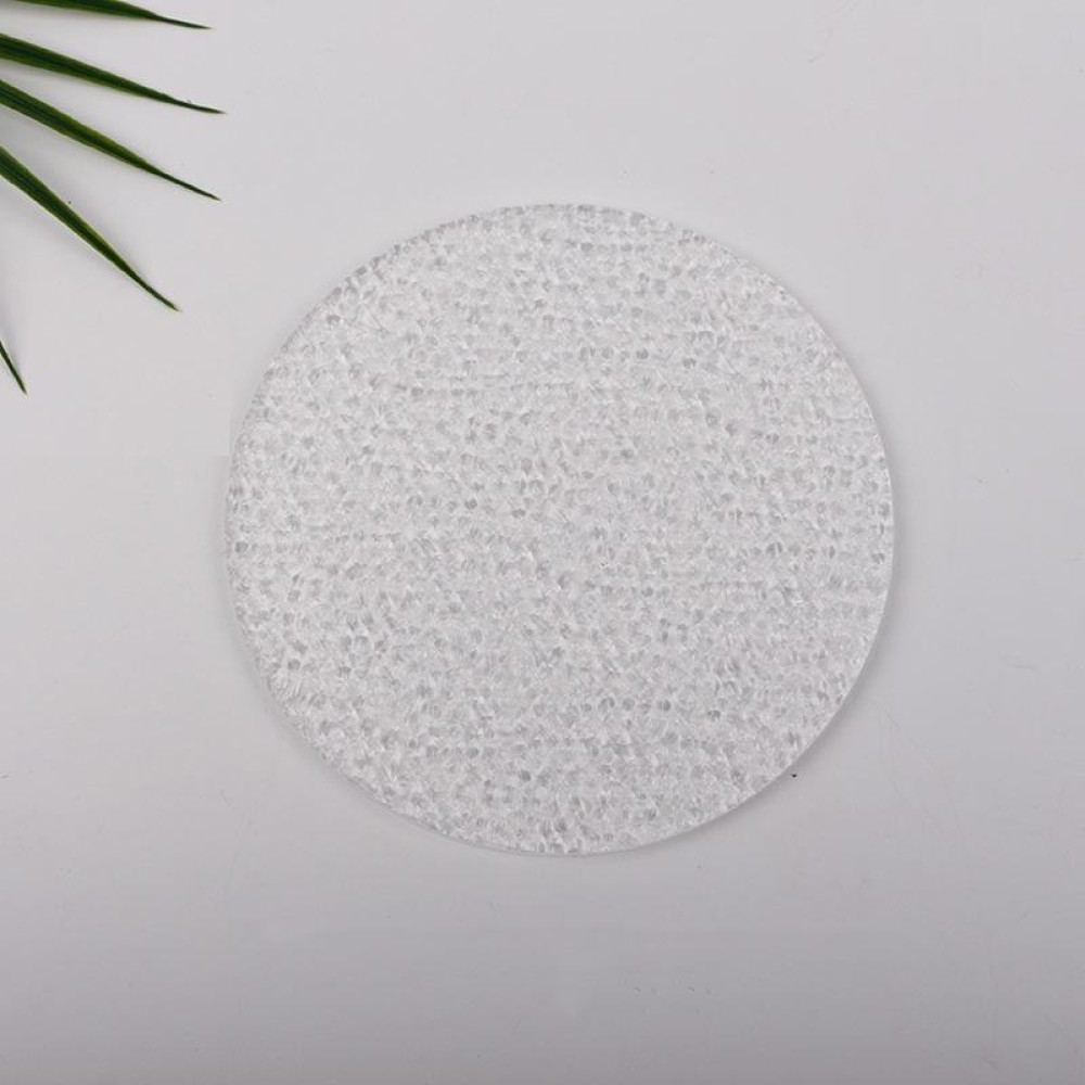 Round Diameter 15cm Acrylic Texture Background Board Photo Props Decorative Geometric Ornaments(Ice Pattern)