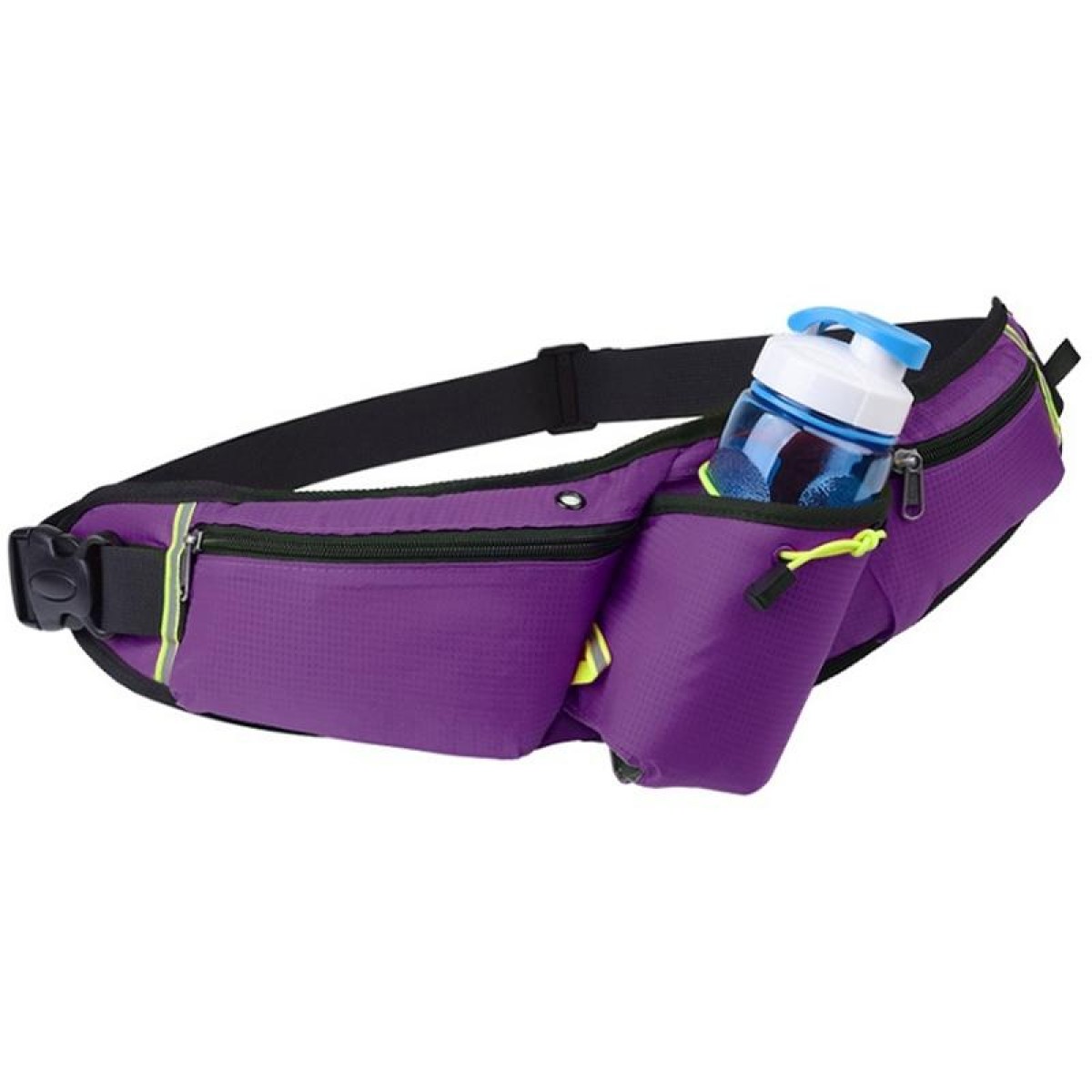 Outdoor Sports Water Bottle Waist Bag Multifunctional Fitness Running Mobile Phone Invisible Waist Bag(Violet)