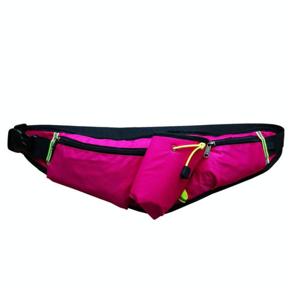 Outdoor Sports Water Bottle Waist Bag Multifunctional Fitness Running Mobile Phone Invisible Waist Bag(Rose Red)