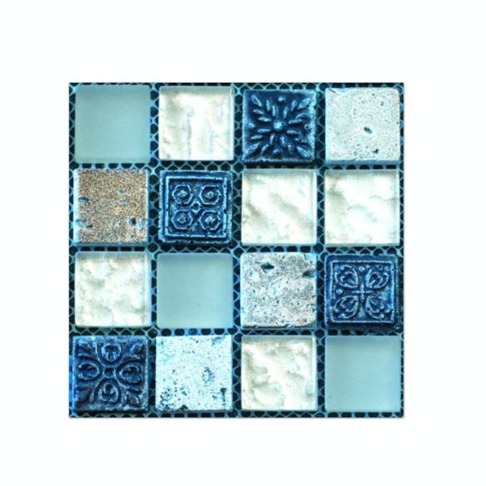 20 PCS / Set Kitchen Stove Oil-Proof Sticker Ceramic Tile Decoration Self-Adhesive Wall Sticker, Specification: Crystal Film(MSK008)