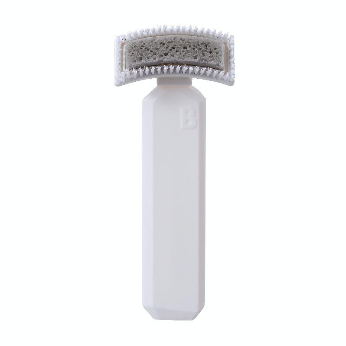 Multifunctional Add Liquid Kitchen Cleaning Bottle Brush Sink Brush Bathroom Wall Bathtub Sponge Brush(White)