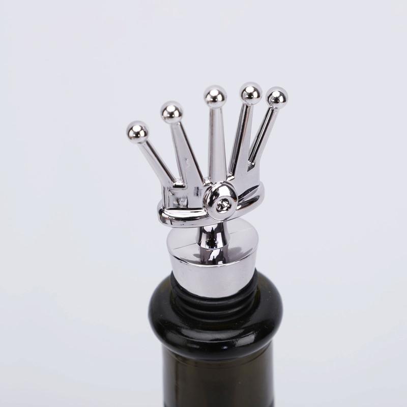 10 PCS Fresh-Keeping Sealed Red Wine Cork Champagne Stopper(Crown)