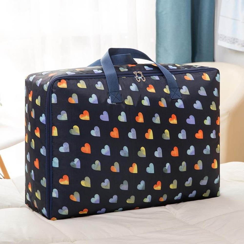 Oxford Cloth Quilt Moisture-Proof & Waterproof Storage Bag Zipper Portable Moving Luggage Bag, Specification: 55x33x20cm(Tibetan)