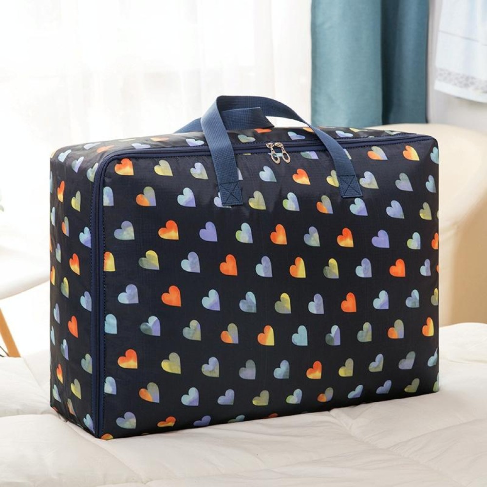 Oxford Cloth Quilt Moisture-Proof & Waterproof Storage Bag Zipper Portable Moving Luggage Bag, Specification: 70x50x30cm(Tibetan)