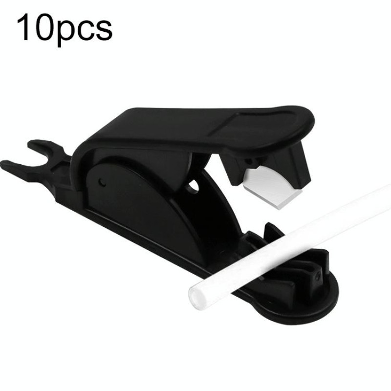 10pcs PE Pipe Scissors Water Purifier Cutter(Black)
