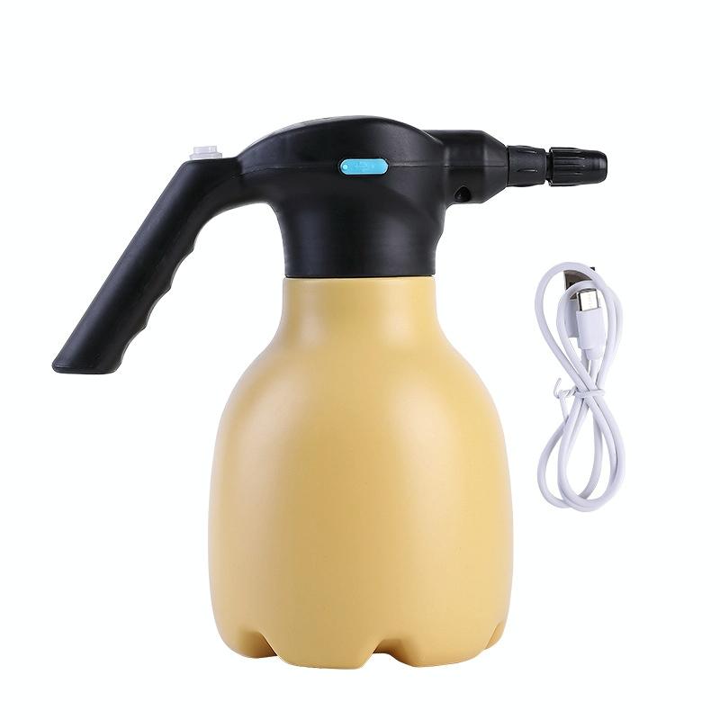 1.5L Garden Electric Watering Can Handheld Household Flower Watering Device, Specification: Yellow