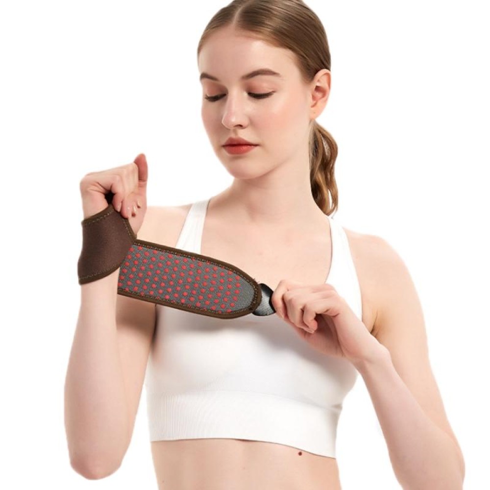 Self-Heating And Anti-Sprain Wiist Brace(Brown)
