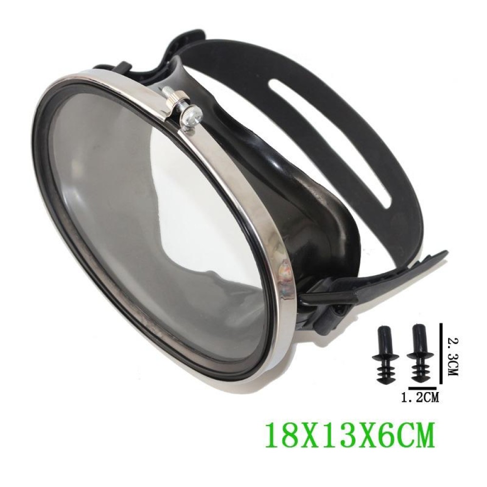 Wide Field Of Vision HD Glass Stainless Steel Swimming Goggles