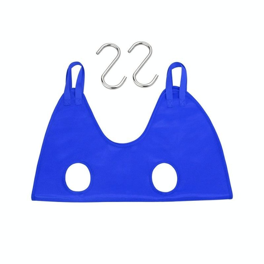 Small & Medium Pet Grooming Polyester Hanging Hammock, Size： L(Blue)