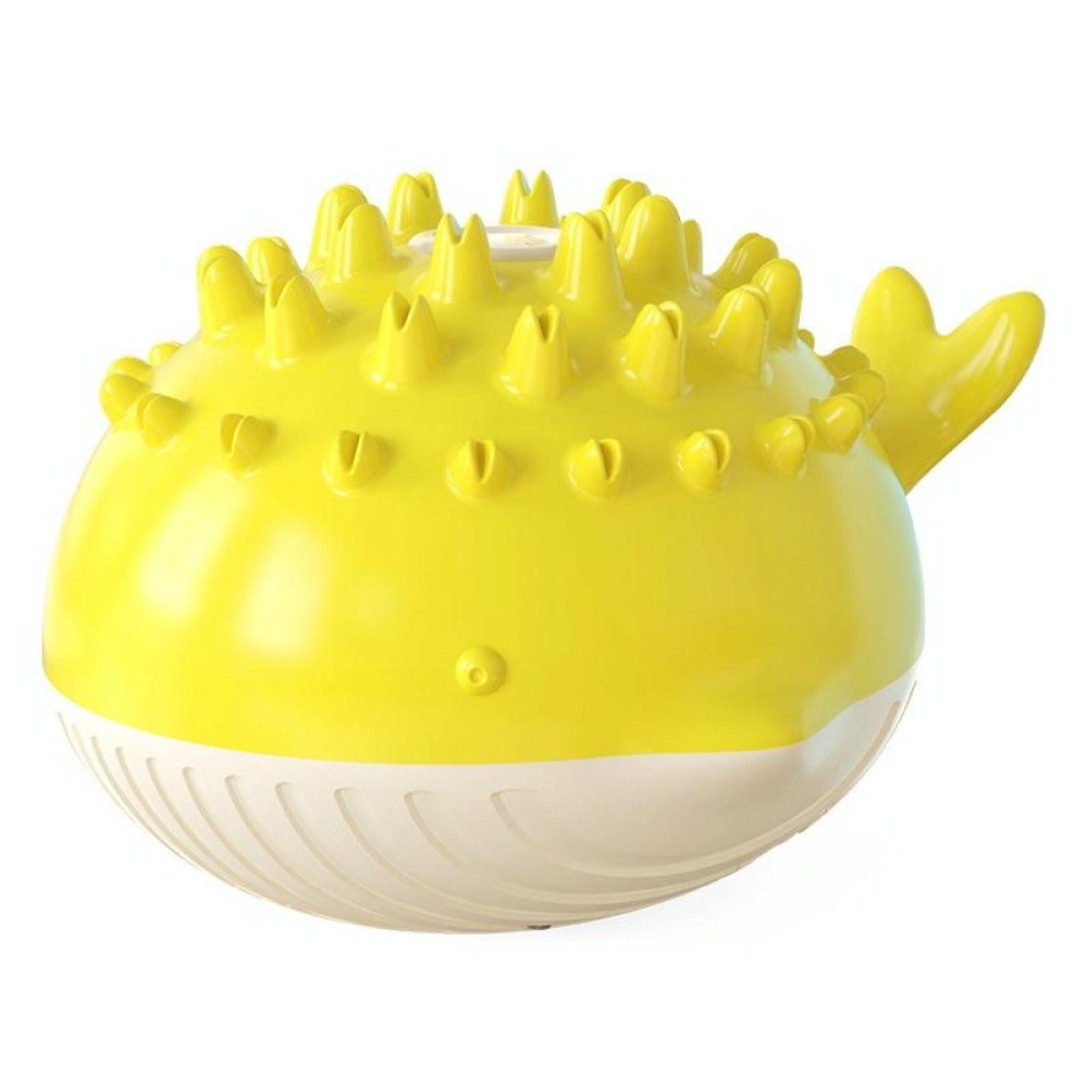 Electric Water Floating Swimming Pet Bath Spray Toys(yellow)