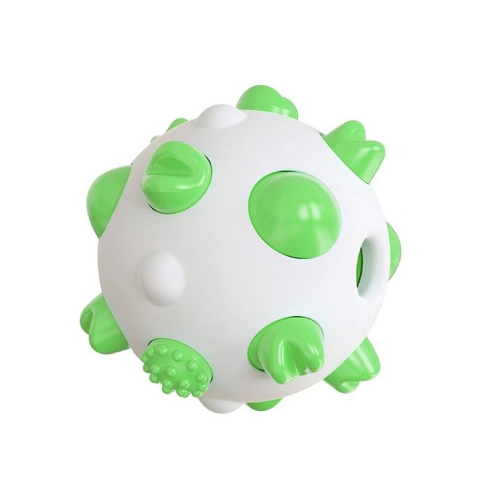 Spherical Dog Toy Molar Stick Bite-Resistant Toothbrush(Green)