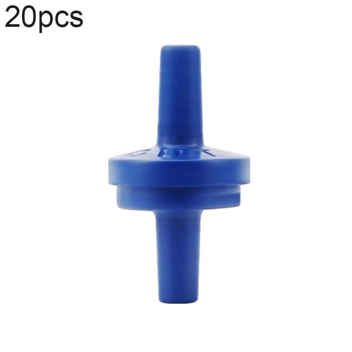 20 PCS Fish Tank Oxygen Pump Trachea Check Valve, Specification: 4mm (Blue)