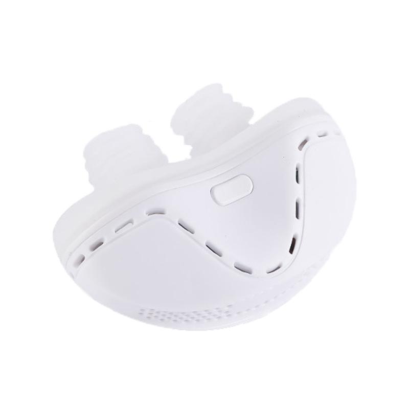 QC-002 Portable Chargeable Electric Anti-Snoring Device(Icon White)