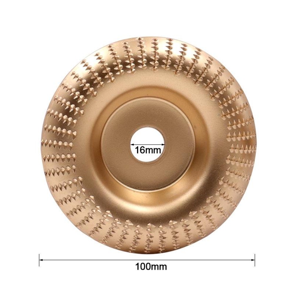 Woodworking Sanding Plastic Stab Discs Hard Round Grinding Wheels For Angle Grinders, Specification: 100mm Rose Gold Curved