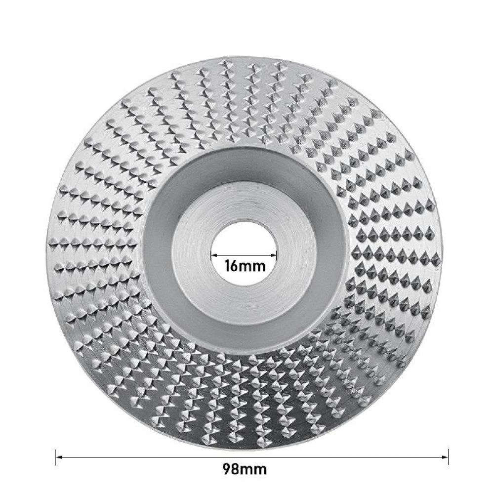 Woodworking Sanding Plastic Stab Discs Hard Round Grinding Wheels For Angle Grinders, Specification: 98mm Silver Bevel