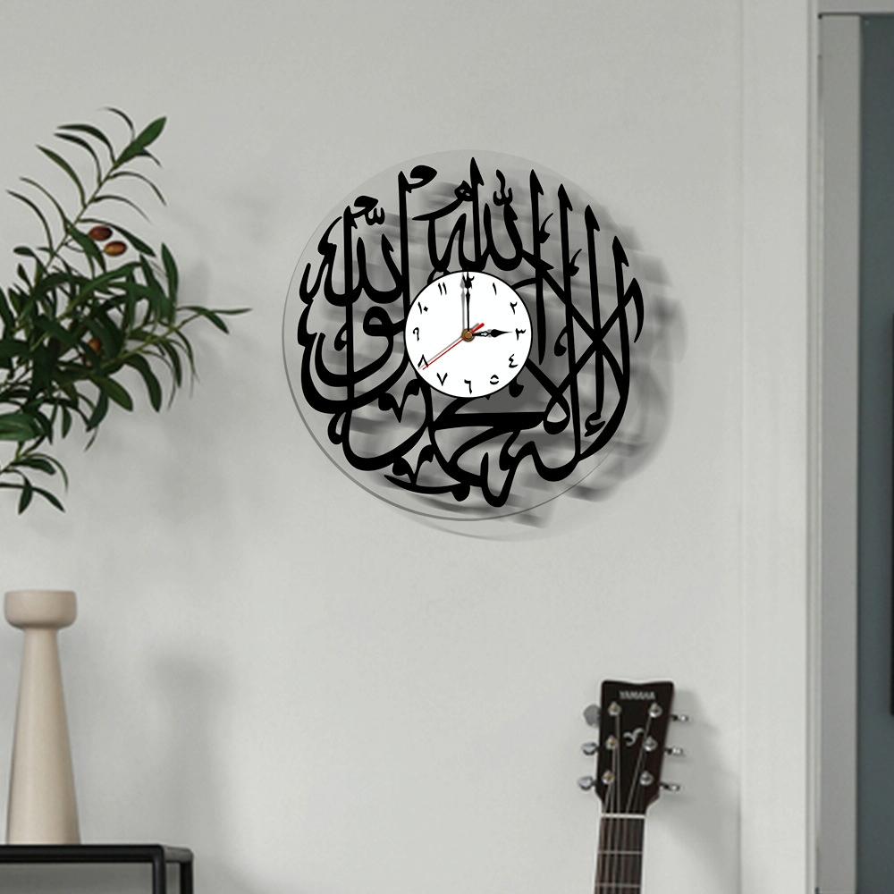 TM028 Acrylic Mute Art Watch Home Decoration Wall Clock(Indian)