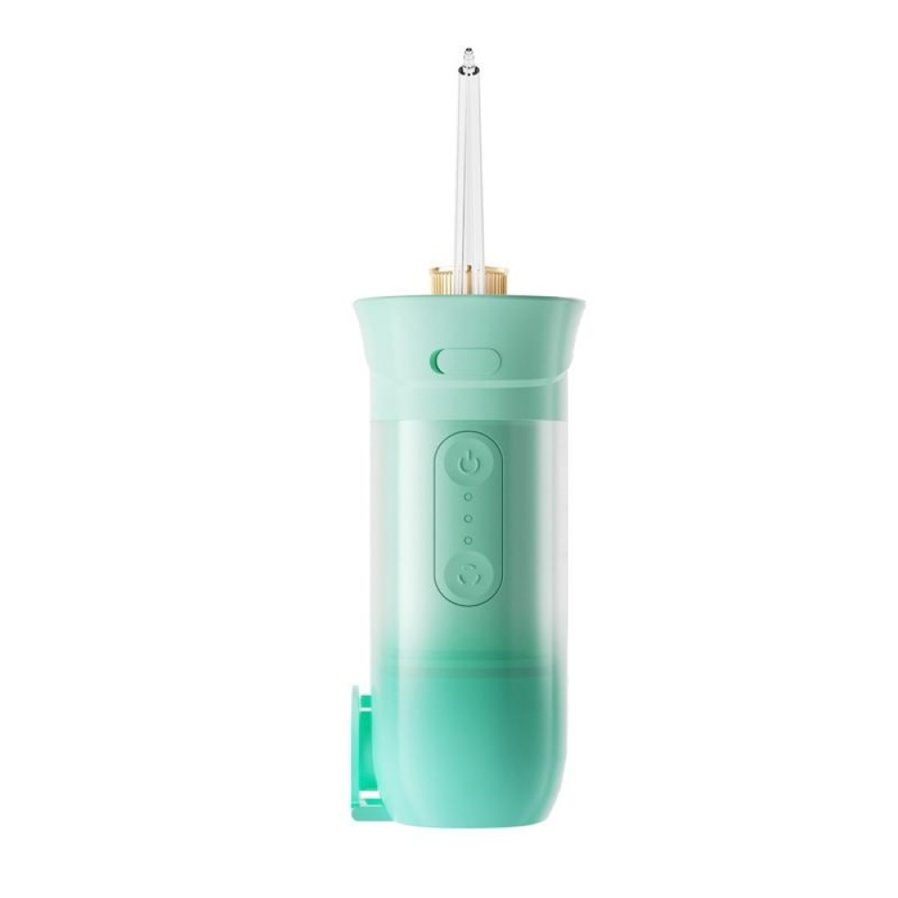 S57 Household Portable Electric Tooth Flusher(Green with 4 Nozzles)