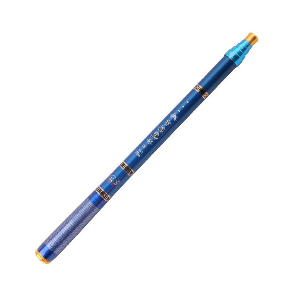 Carbon Short Section Fishing Rod Short Section Positioning Handle Rod, Length: 3.6m(Blue)