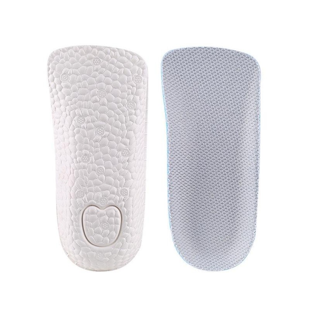 2 Pairs Increased Half Pad Breathable Shock Absorbing Exercise Anti-Skid Pad, Size: 2.5cm(Grey)
