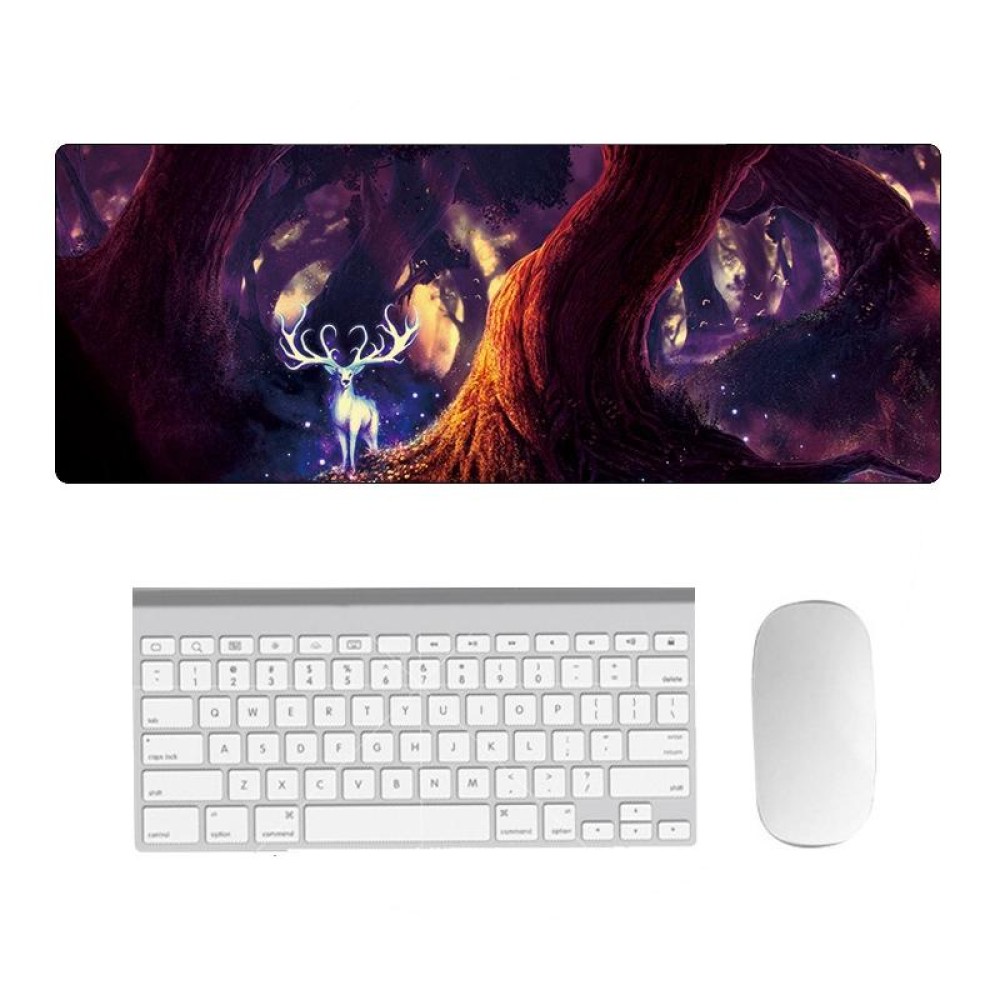 Hand-Painted Fantasy Pattern Mouse Pad, Size: 400 x 900 x 1.5mm Not Overlocked(1 Dream)