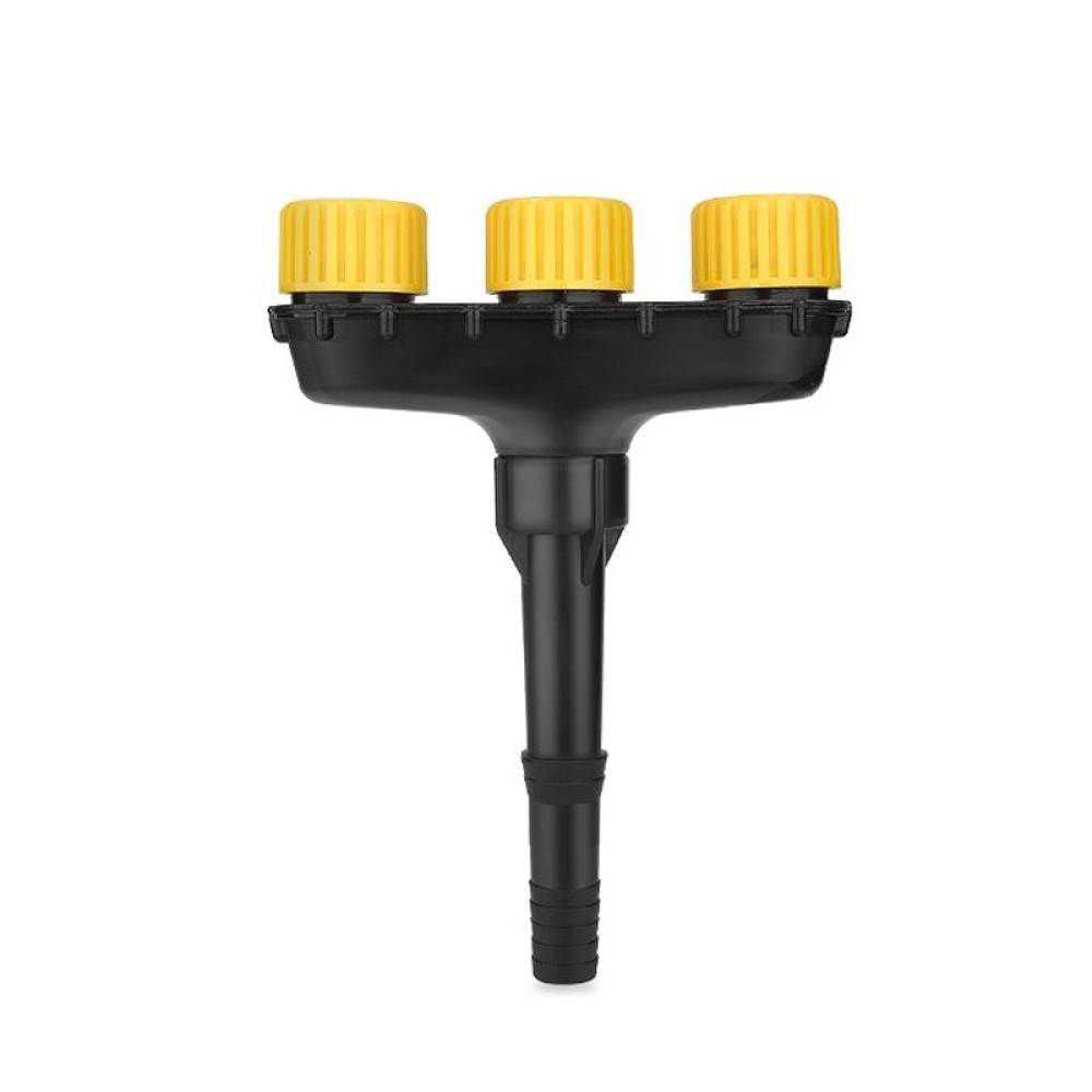 DKSSQ Gardening Watering Sprinkler Nozzle, Specification: 3 Head with 1 inch/1.2 inch Interface