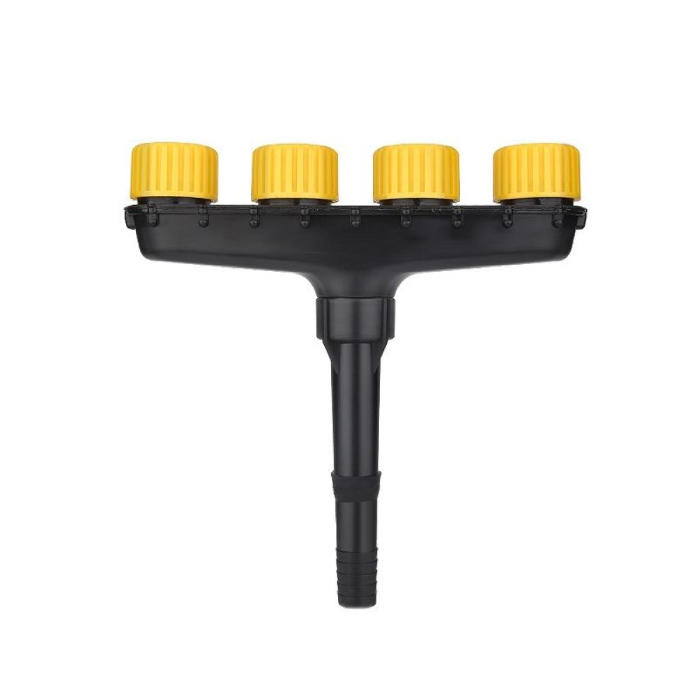 DKSSQ Gardening Watering Sprinkler Nozzle, Specification: 4 Head With 1 inch/1.2 inch Interface
