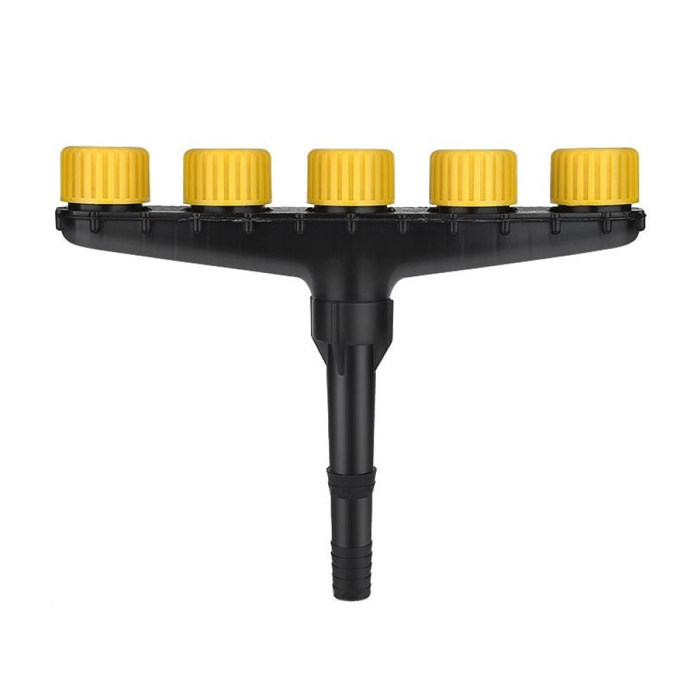DKSSQ Gardening Watering Sprinkler Nozzle, Specification: 5 Head With 1 inch/1.2 inch Interface