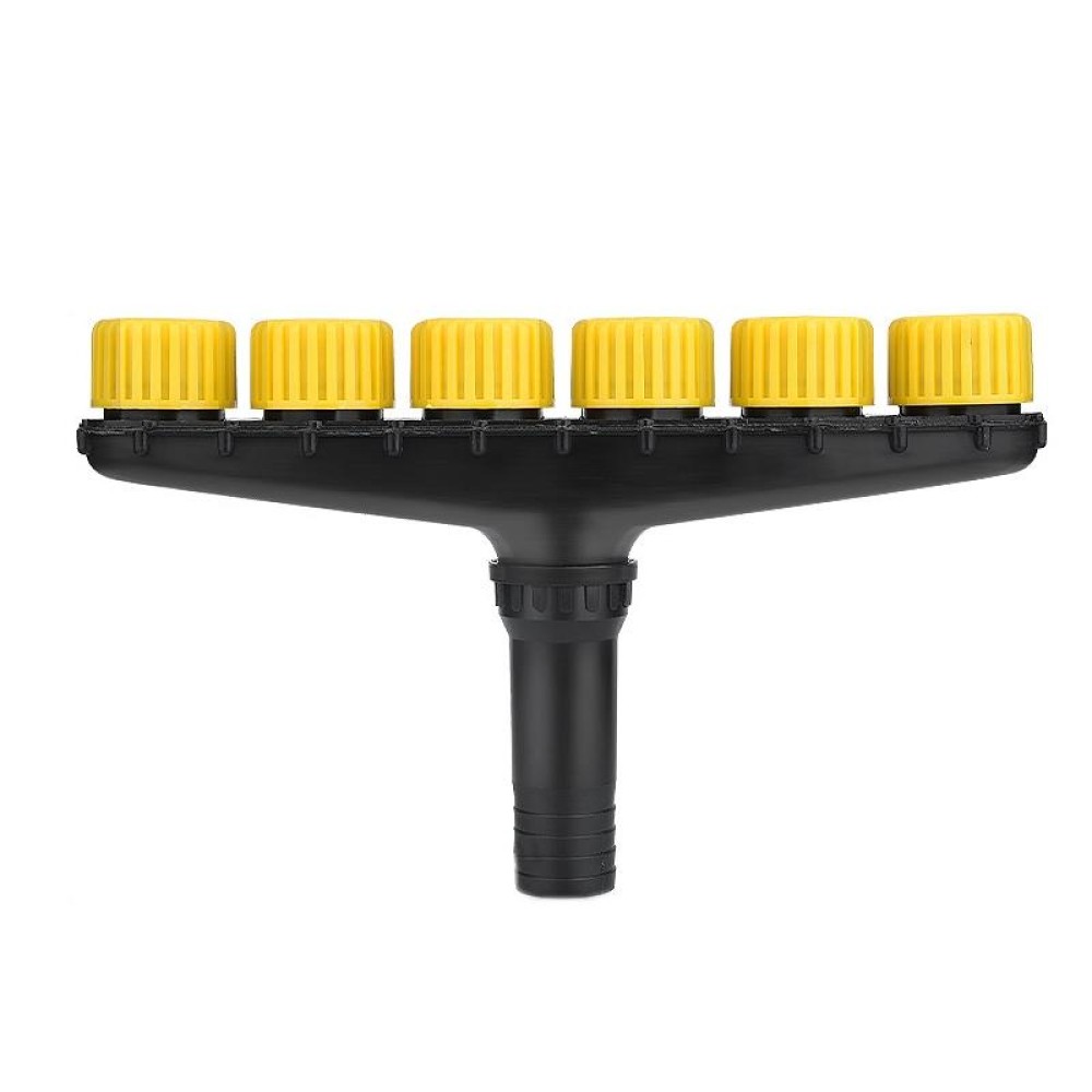 DKSSQ Gardening Watering Sprinkler Nozzle, Specification: 6 Head With 1.5 inch Interface