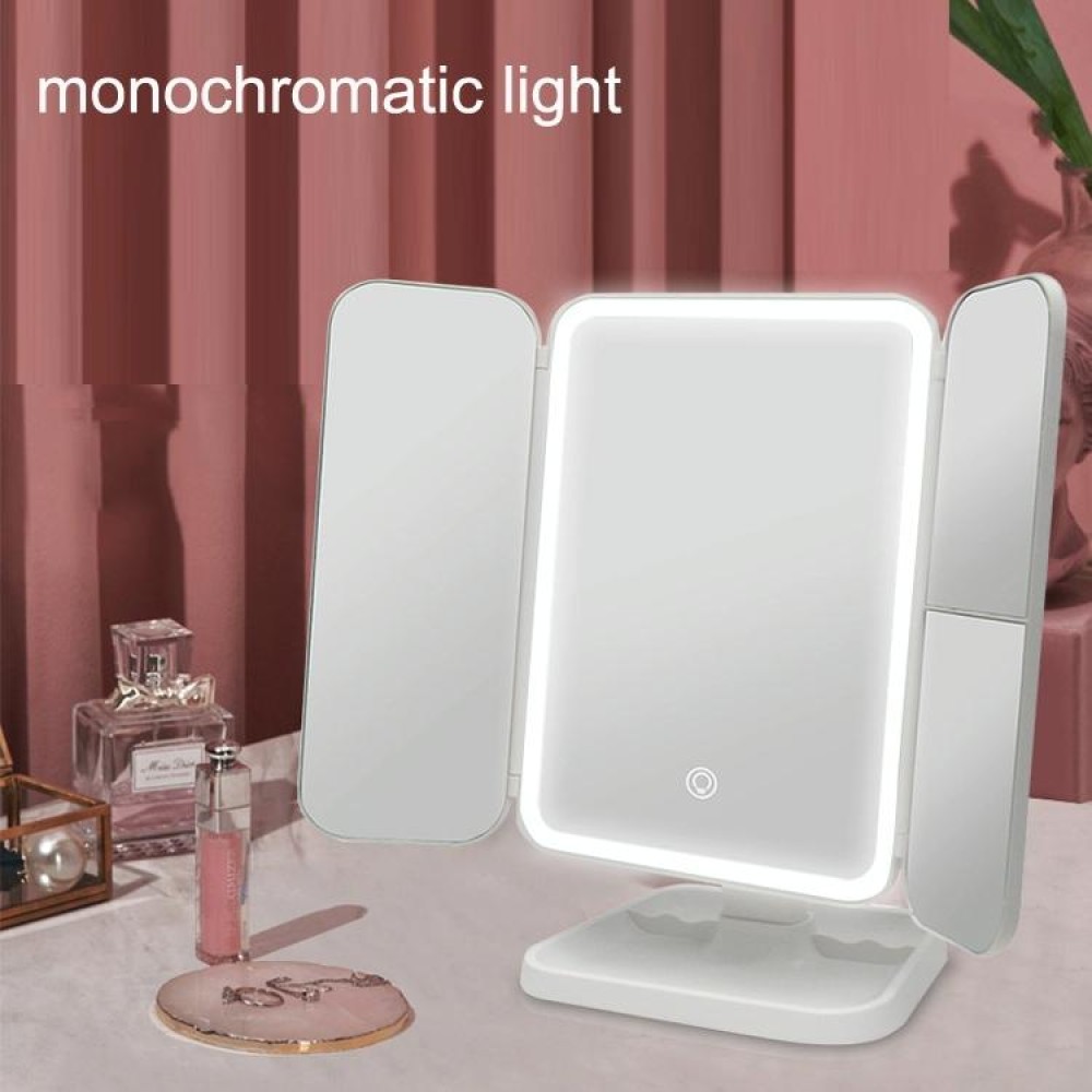 430 Three-Sided Folding LED Makeup Mirror Table Lamp Plug-in Style