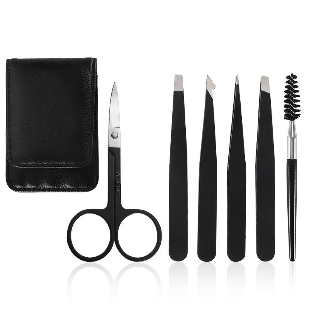 6-In-1 Stainless Steel Eyebrow Trimming Set(Black)