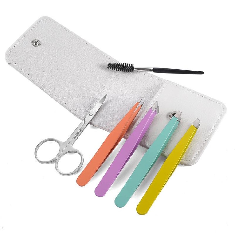 6-In-1 Stainless Steel Eyebrow Trimming Set(Colorful)