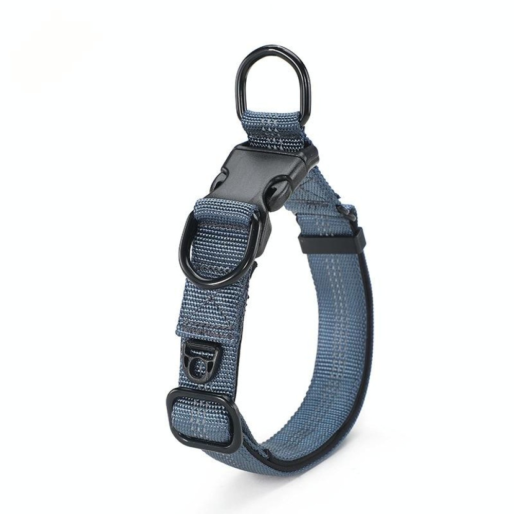 CW1100 Telescopic Dog Collar, Specification: XL 35-55cm(Gray Blue)