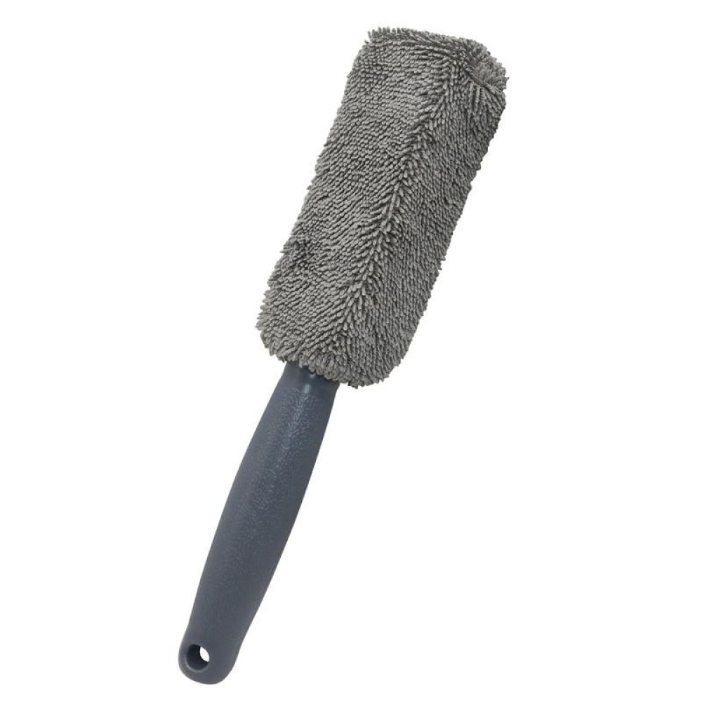 Fiber Long Shank Tire Brush(Grey)