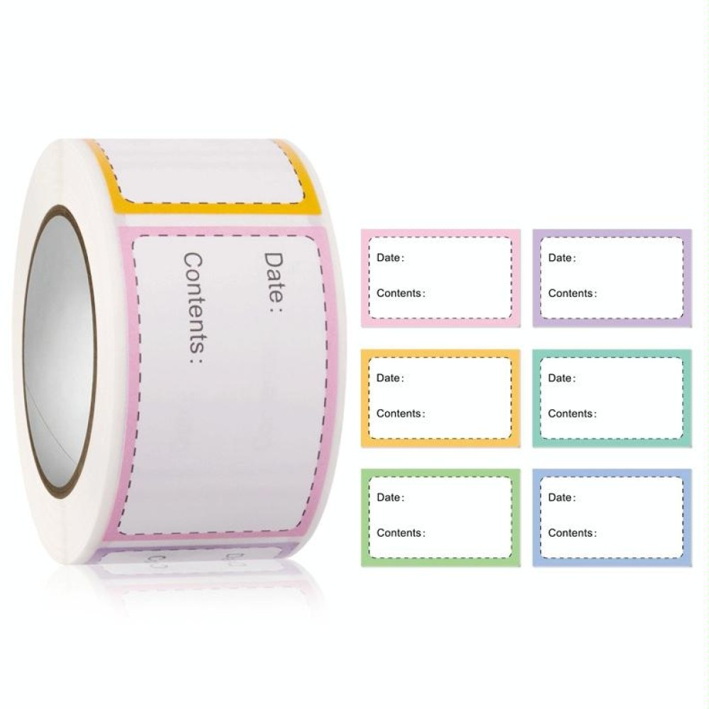 5 PCS Safe Date Food Catalog Storage Self-Adhesive Sticker, Size: 5 x 3cm(TA001)