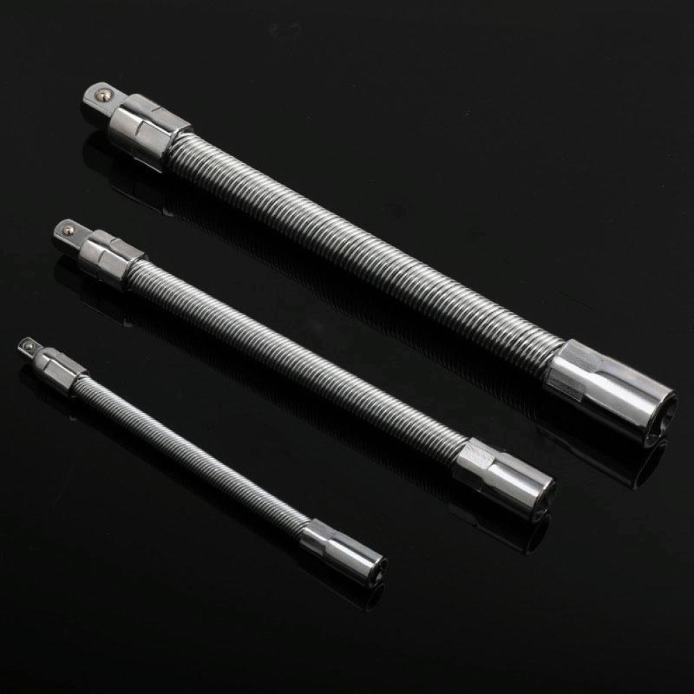 3 in 1 DT190TJG Universal Soft Shaft Ratchet Wrench Spring Extended Rod