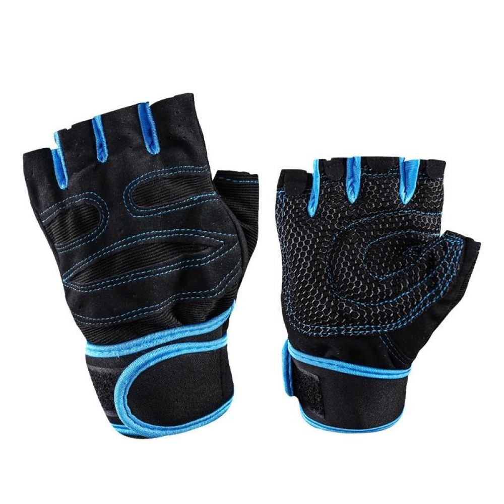 ST-2120 Gym Exercise Equipment Anti-Slip Gloves, Size: XL(Blue)