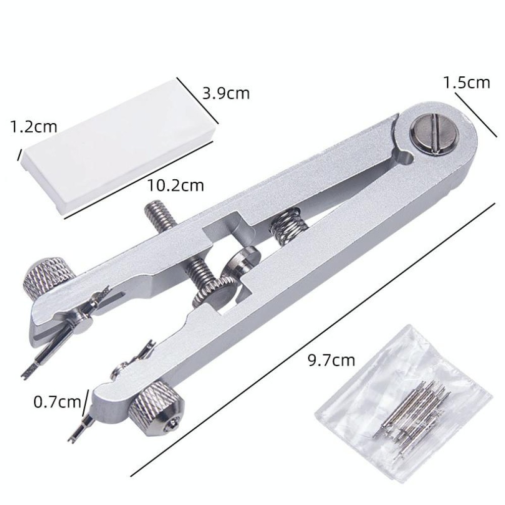 Watch Strap Pins Removal Pliers V-shape Watch Remover(Silver)