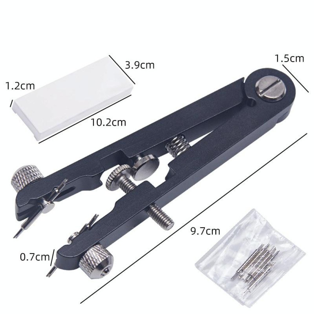 Watch Strap Pins Removal Pliers V-shape Watch Remover(Black)