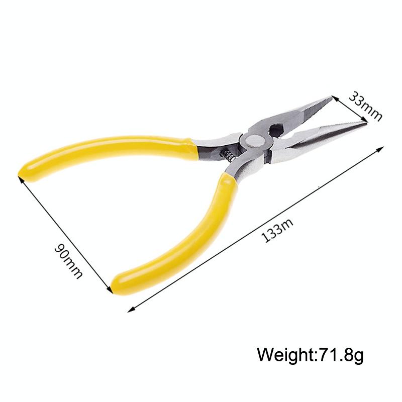 4 PCS XBQ1001 Multifunctional Manual Pliers, Style: 5 Inch Sharp Mouth