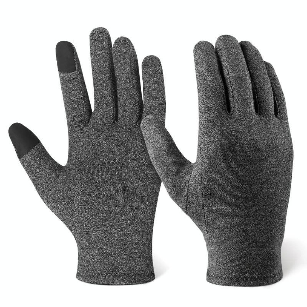 Sports Fitness Training Joint Protection Warm Gloves, Size: S(Grey)