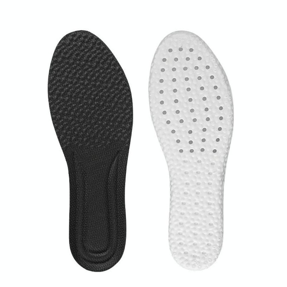 2 Pairs Lightweight Porous Breathable Full Pad, Size: 39/40(Black)