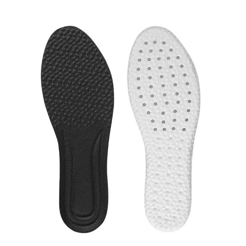 2 Pairs Lightweight Porous Breathable Full Pad, Size: 41/42(Black)