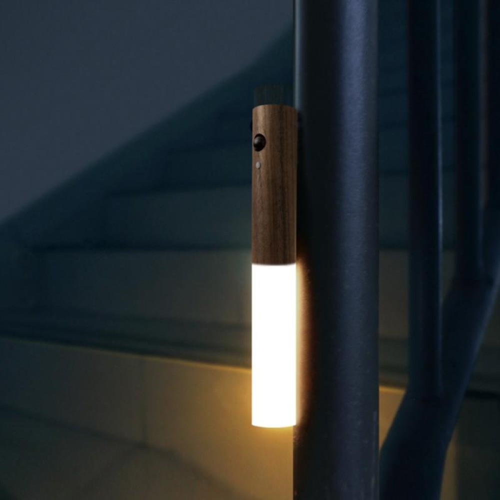 Home Intelligent Corridor Human Body Induction LED Night Light(Walnut Color)