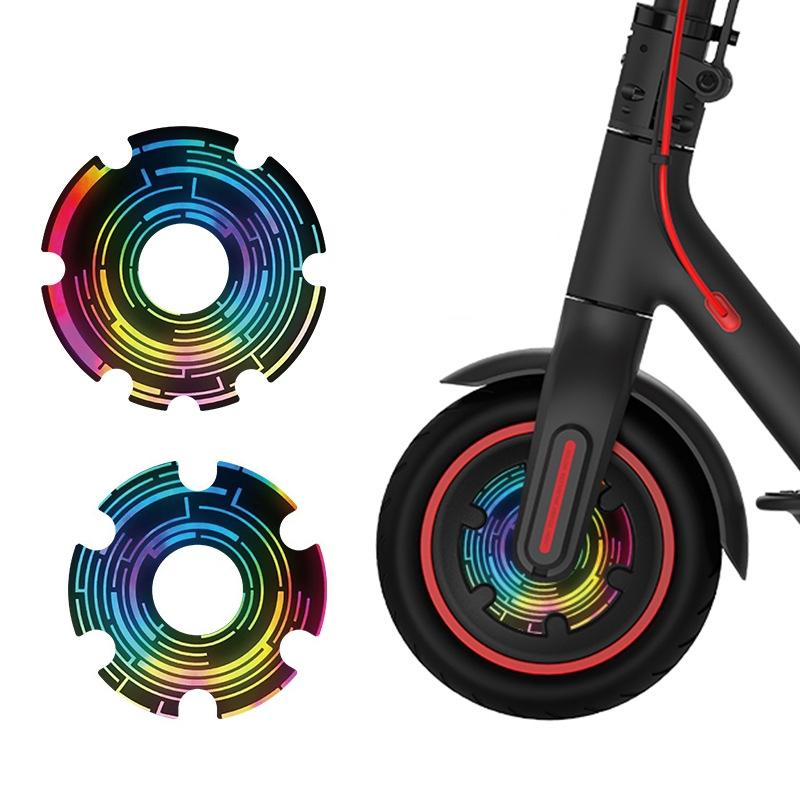 1 Pair Scooter Motor Waterproof Protective Sticker For Xiaomi Mijia M365 / M365 Pro / Pro 2 / 1S(Colorful 5)