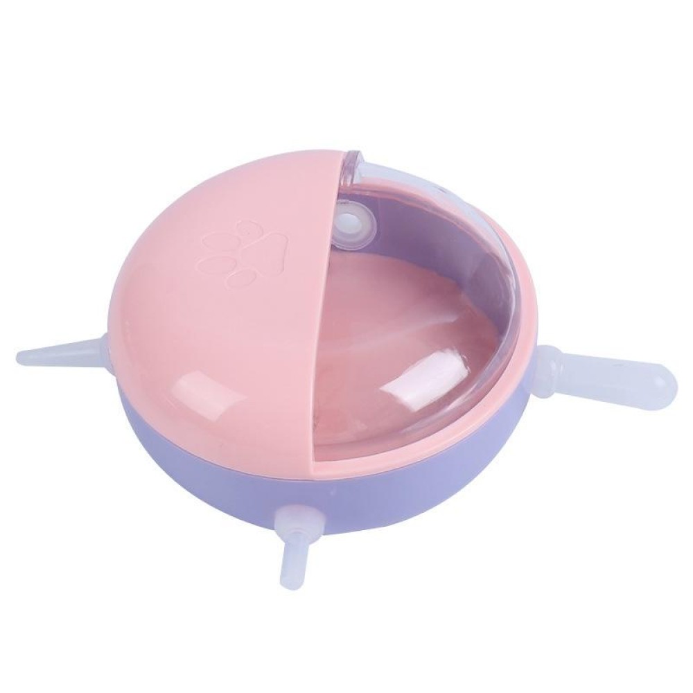 Multi-Mouth Pet Self-sucking Milk Bowl Feeders(Pink)