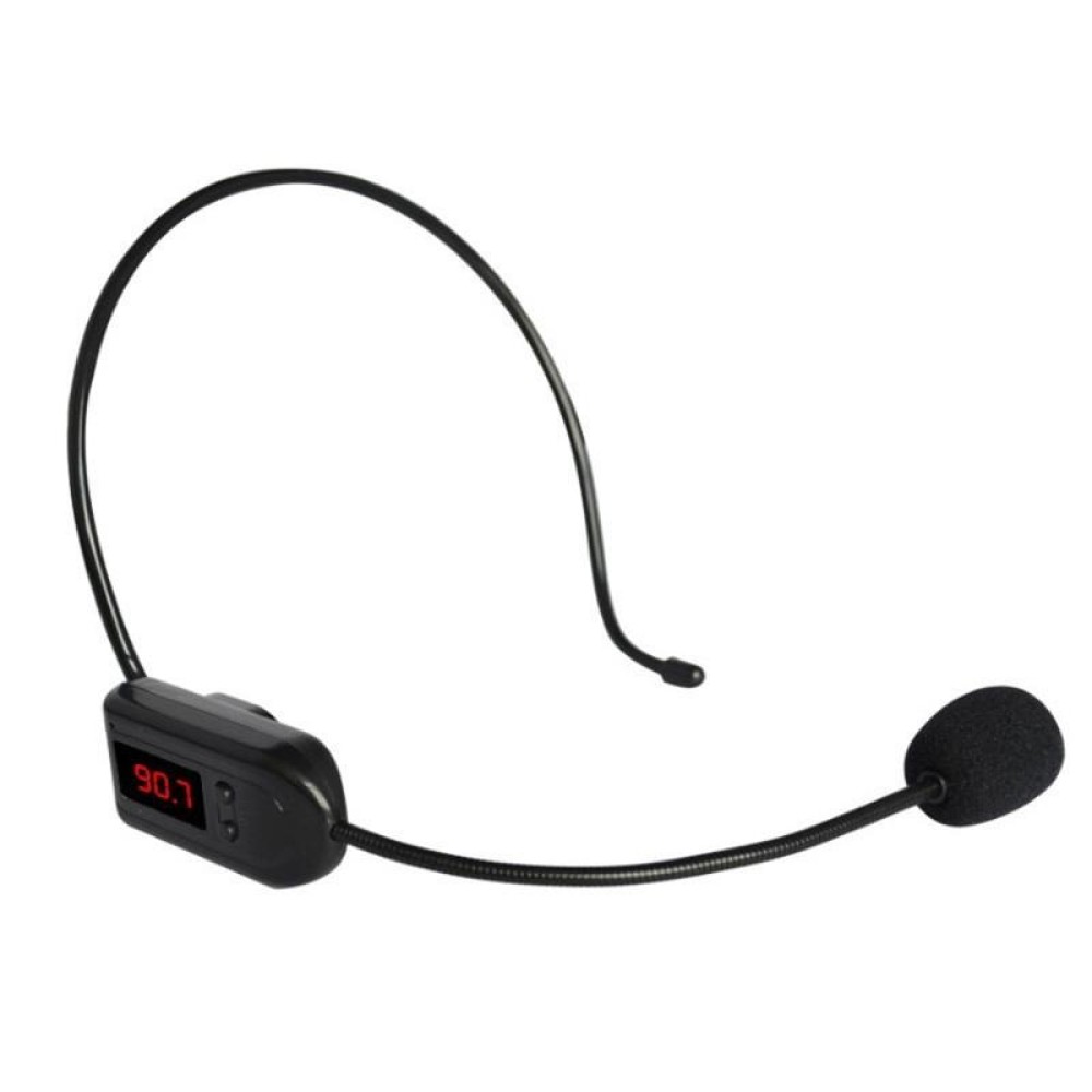 FM Microphone Wireless Headset Small Amplifier Head-Worn Microphone