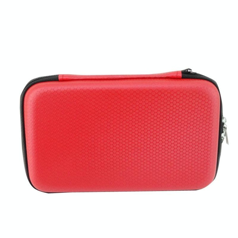 GH1302 EVA Hard Shell Hard Drive Bag Digital Storage Bag(Red)