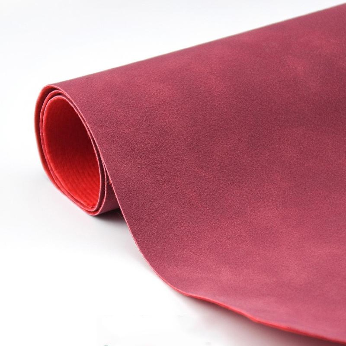 50 X 68cm Thickened Waterproof Non-Reflective Matte Leather Photo Background Cloth(Wine Red)