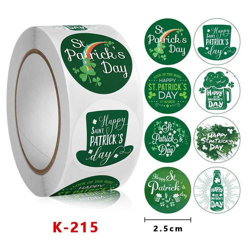 10 PCS Four Leaf Clover Festival Adhesive Decorative Stickers(K-215)